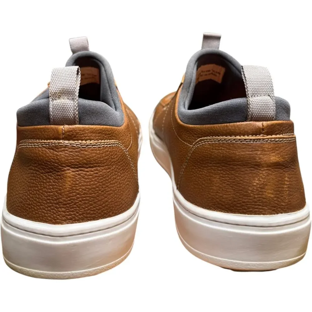 MARTIN DINGMAN Cameron Men 10.5 Old Saddle Leather Casual Shoes Sneakers 740351